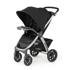 Chicco Bravo Quick Fold Baby Stroller-3 Positions Adjustable Parent Handle Bar-One Hand Fold-With Parent & Child Tray-6 Months Warranty-Pram for 0 to 4Y (Upto 22 Kg)-Black