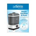 Dr. Brown's Bottle Sterilizer and Dryer Steam sterilize and dry up to six baby bottles at once, or breast pump parts, pacifiers and teethers with Dr. Brown’s™ Bottle Sterilizer and Dryer.