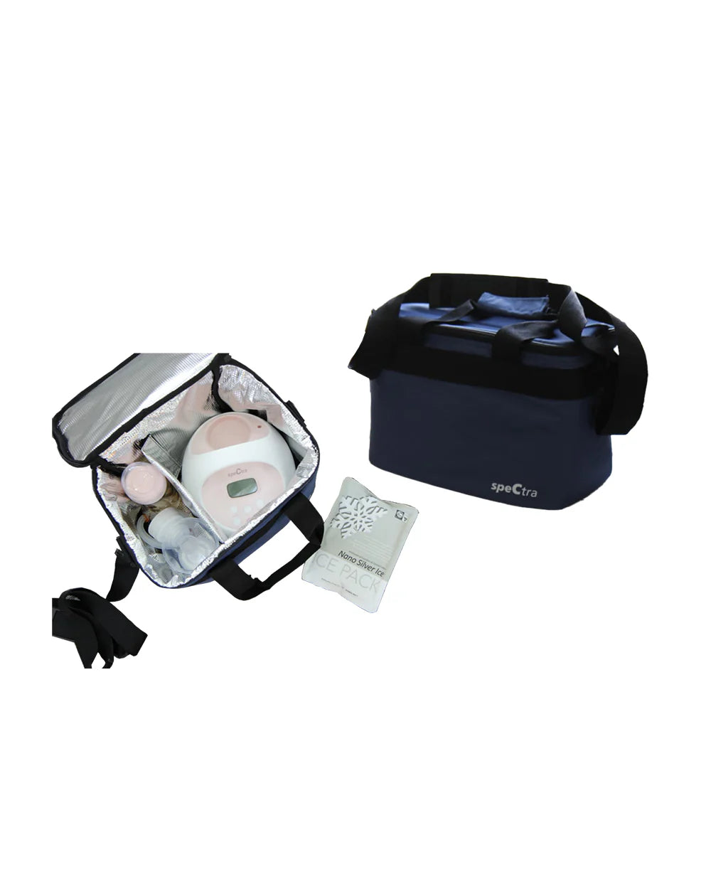 Spectra Tote Bag-Specifically Designed to Accommodate Spectra Breast Pump, Accessories & Breast Milk Containers-Includes Gel Ice Pack