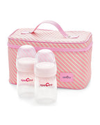 Spectra Cooler Kit-With Insulated Lining-Zipper Closure & Carrying Handle-Holds upto 6 Bottles-Includes Ice Pack & 2 Bottles (160 mL each)