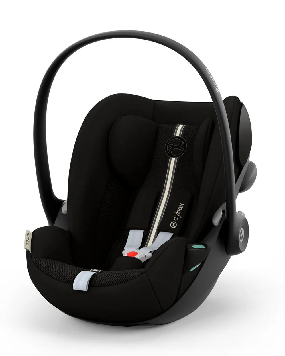 Cybex Cloud G i-Size PLUS Baby Car Seat-Rear Facing-Aircraft Certified-With Mesh Fabric For 6x Better Airflow-Near Flat Reclining Seat-14 Positions Adjustable Headrest-For 0M to 2Y (Upto 13 Kg)-Moon Black