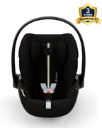 Cybex Cloud G i-Size PLUS Baby Car Seat-Rear Facing-Aircraft Certified-With Mesh Fabric For 6x Better Airflow-Near Flat Reclining Seat-14 Positions Adjustable Headrest-For 0M to 2Y (Upto 13 Kg)-Moon Black