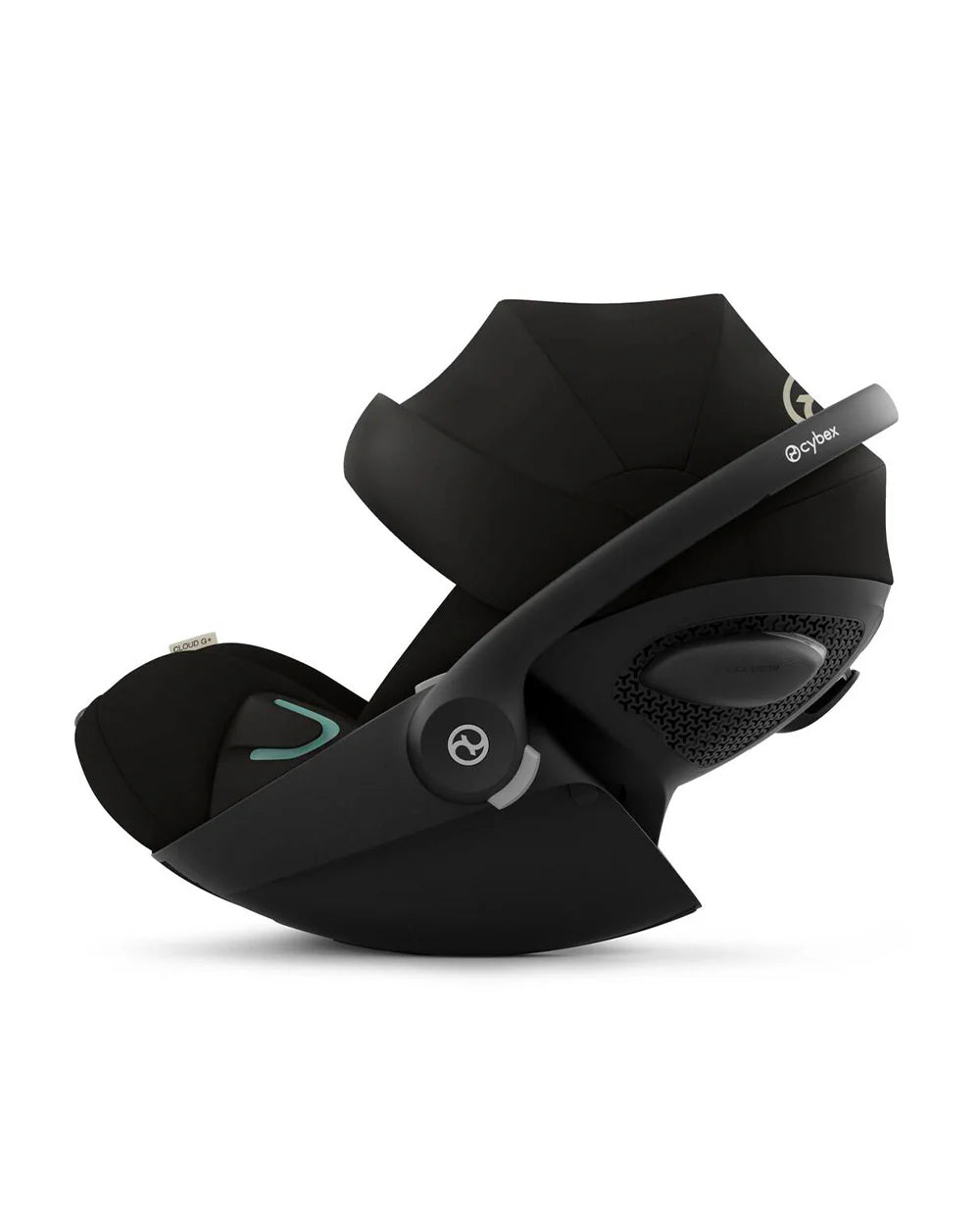 Cybex Cloud G i-Size PLUS Baby Car Seat-Rear Facing-Aircraft Certified-With Mesh Fabric For 6x Better Airflow-Near Flat Reclining Seat-14 Positions Adjustable Headrest-For 0M to 2Y (Upto 13 Kg)-Moon Black