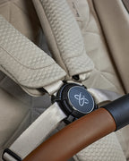 Silver Cross Clic 2 Cabin Friendly Stroller-One Hand Fold-Flat Reclining Seat-Includes Rain Cover-2 Years Warranty-Pram for 0 to 4Y (Upto 22 Kg)-Latte