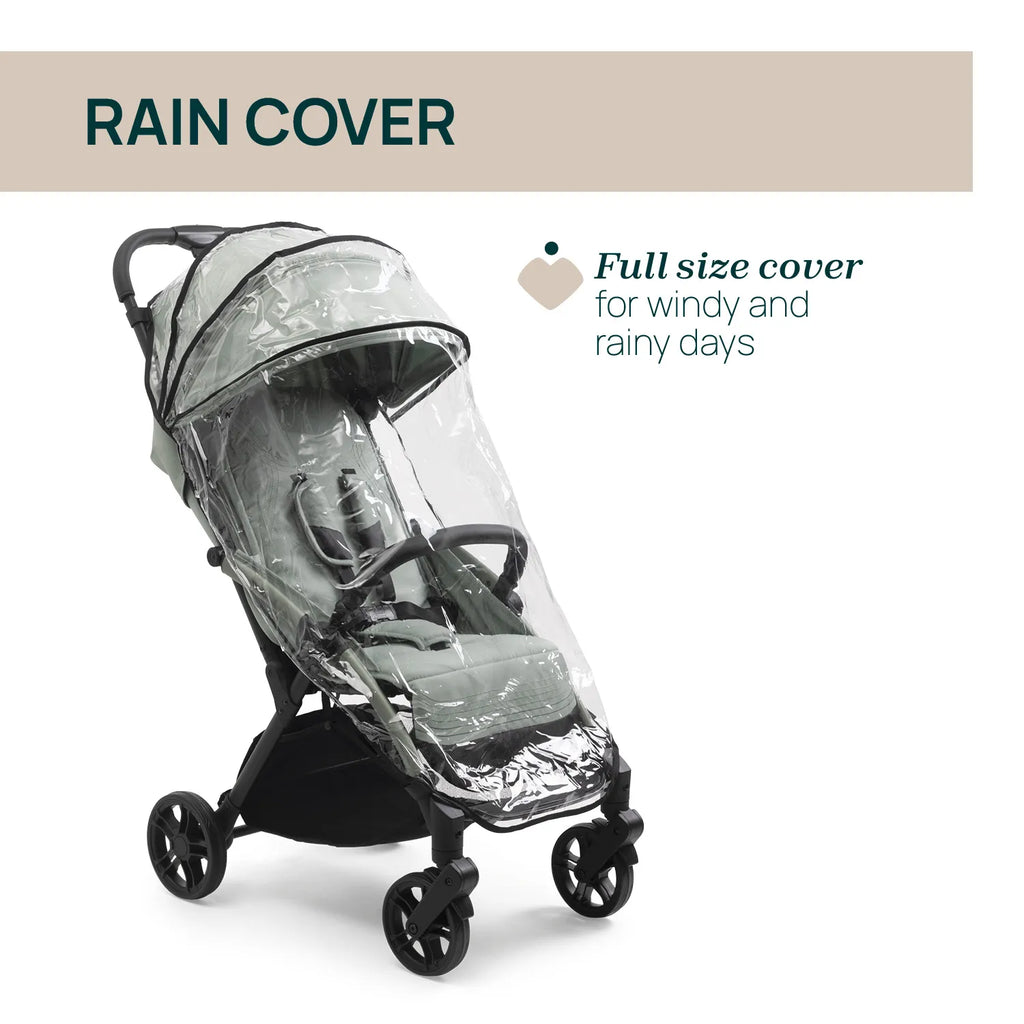 Chicco Goody XPlus Lightweight Stroller-One Hand Fold-Flat Reclining Seat-Big Shock Absorber Wheels-6 Months Warranty-For 0 to 4Y (Upto 22 Kg)-Sage