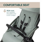 Chicco Goody XPlus Lightweight Stroller-One Hand Fold-Flat Reclining Seat-Big Shock Absorber Wheels-6 Months Warranty-For 0 to 4Y (Upto 22 Kg)-Sage