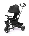 Chicco 4in1 EVO Trike-Height Adjustable Parent Handle Bar-360 Degrees Rotating Seat-Rear & Front Storage Basket-For 2 to 5Y (Upto 50 Kg)-Black