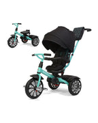 Bentley Mulliner 6 in 1 Trike Stroller-Continental GT Mulliner Style Replica Wheels-Cross Stiched & Cushioned Seats-With Bentley Badge & Anti Slip Pedals-For 6M to 5Y (Upto 25 Kg)-Celeste