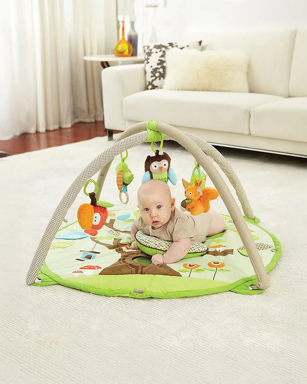Skip Hop Baby Activity Gym-Treetop Friends-Multi Sensory Stimulation-Indoor Toy-0M+