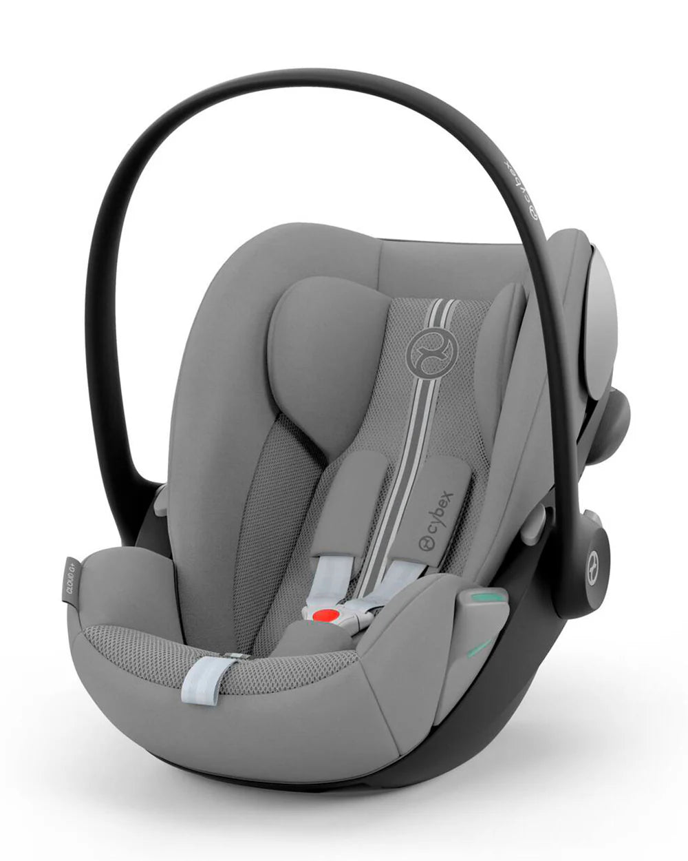 Cybex Cloud G i-Size PLUS Baby Car Seat-Rear Facing-Aircraft Certified-With Mesh Fabric For 6x Better Airflow-Near Flat Reclining Seat-14 Positions Adjustable Headrest-For 0 to 2Y (Upto 13 Kg)-Stone Grey