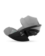 Cybex Cloud G i-Size PLUS Baby Car Seat-Rear Facing-Aircraft Certified-With Mesh Fabric For 6x Better Airflow-Near Flat Reclining Seat-14 Positions Adjustable Headrest-For 0 to 2Y (Upto 13 Kg)-Stone Grey