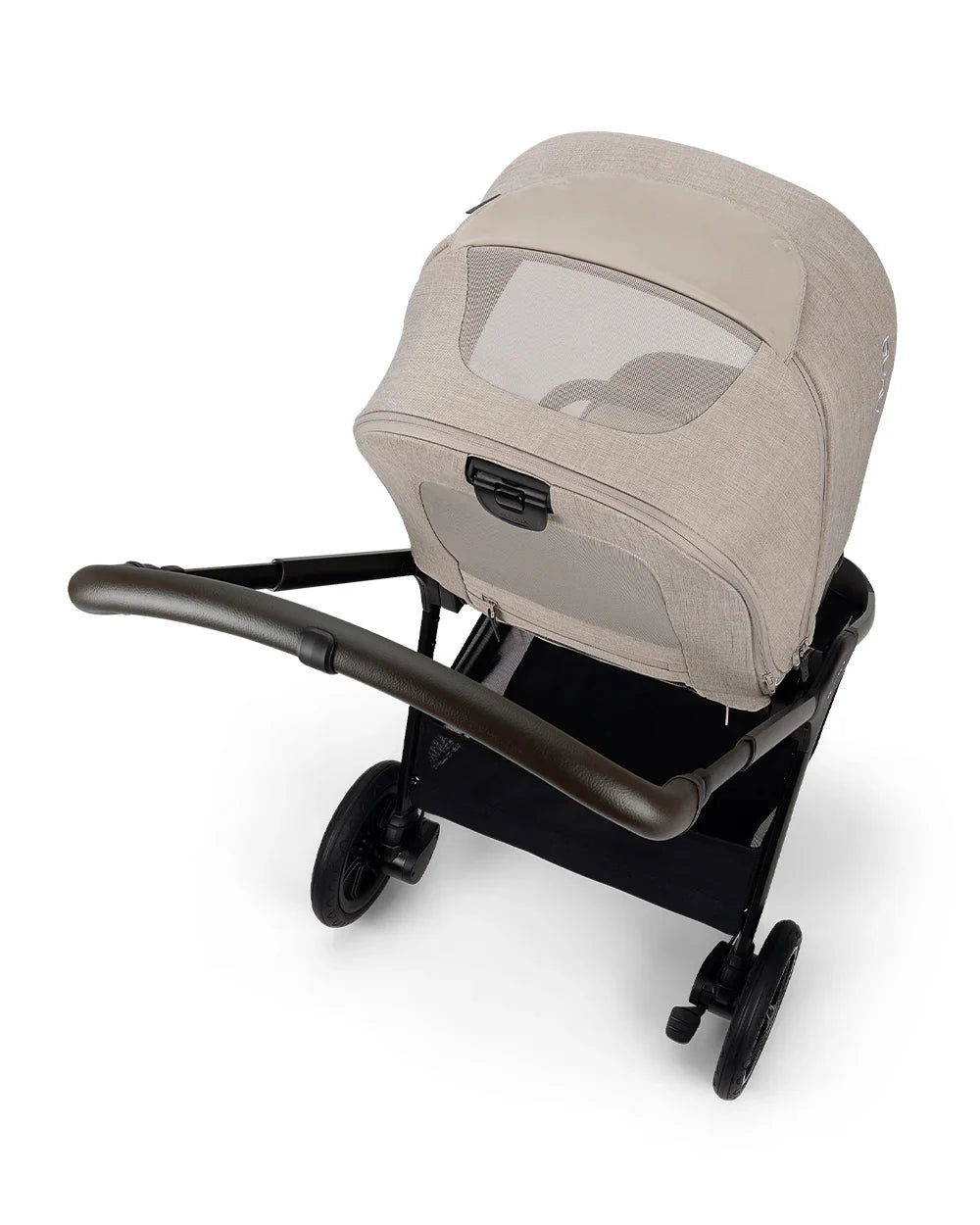 Nuna TRIV Next Stroller- Rain Cover & Post Adaptors-Reversible Seat-One Hand Fold-Pram for 0 to 4Y (Upto 22Kg)-Chateau