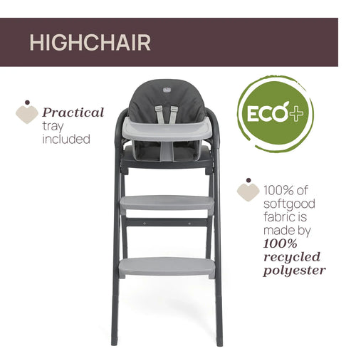 Chicco Crescendo Up Highchair Black