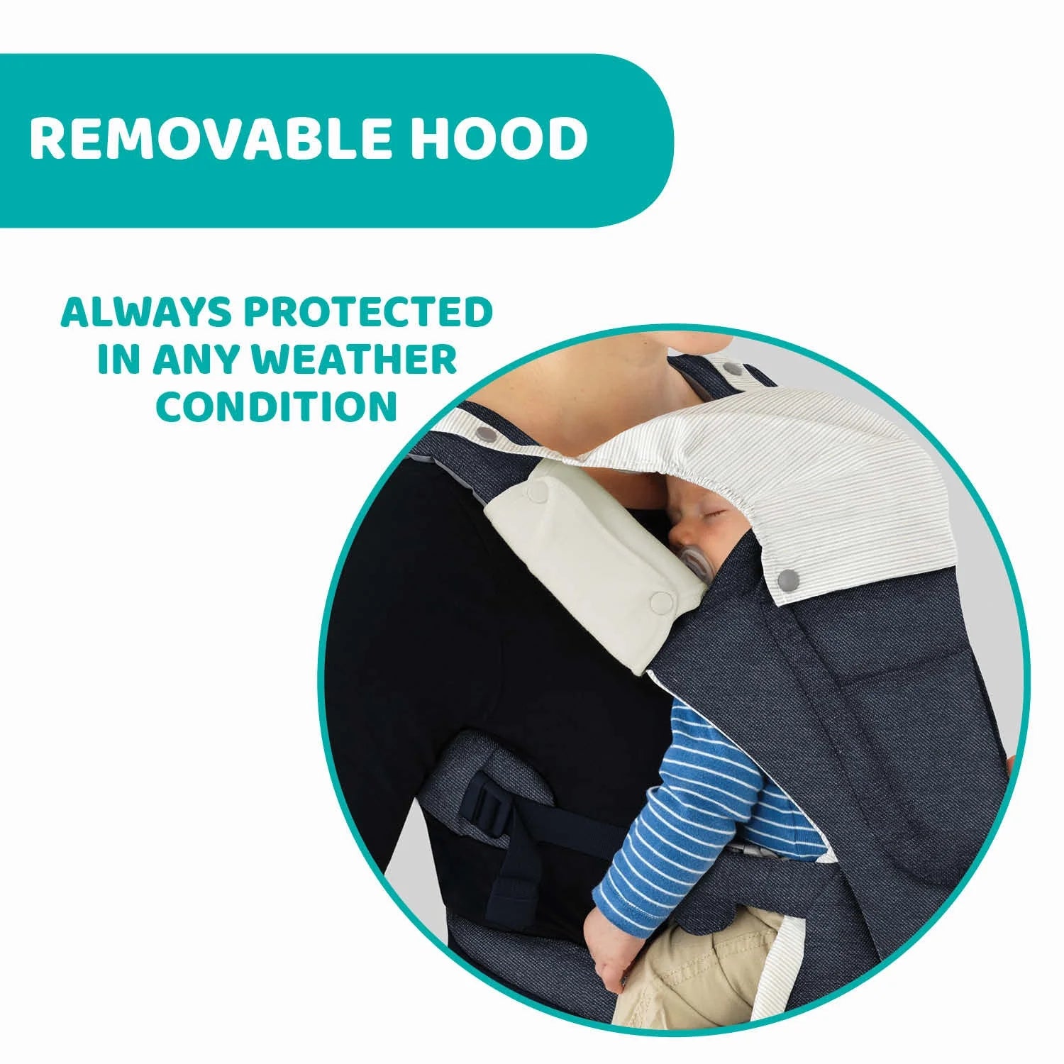 Chicco Hip Seat Baby Carrier Denim