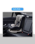 R for Rabbit Jack N Jill Grand ISOFIX Baby Car Seat-360 Degree Rotation-ECE R44/04 Certified-For 0 to 12Y (Upto 36 Kg)-Grey