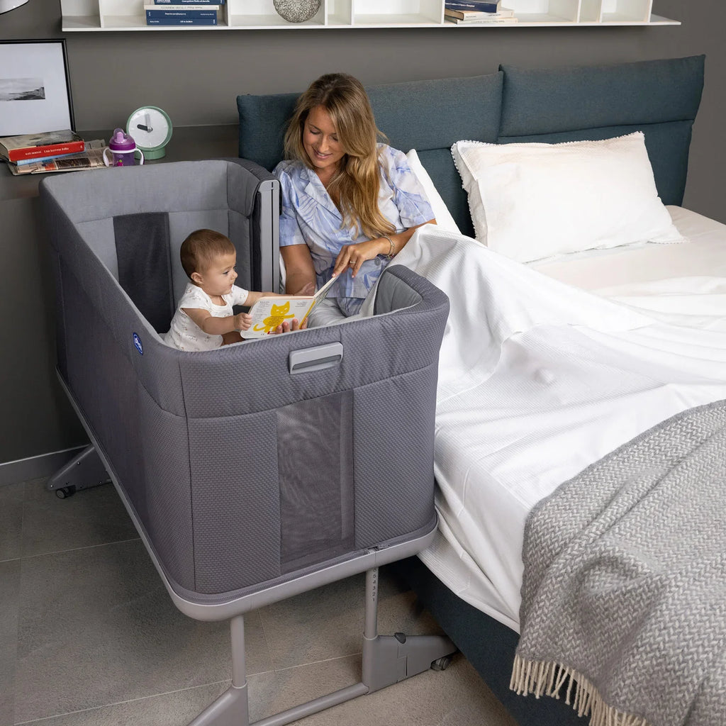 Chicco Next2Me Forever Co Sleeping Cot Almond