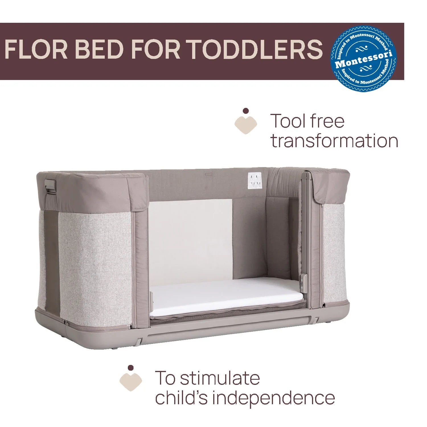 Chicco Next2Me Forever Co Sleeping Cot Almond