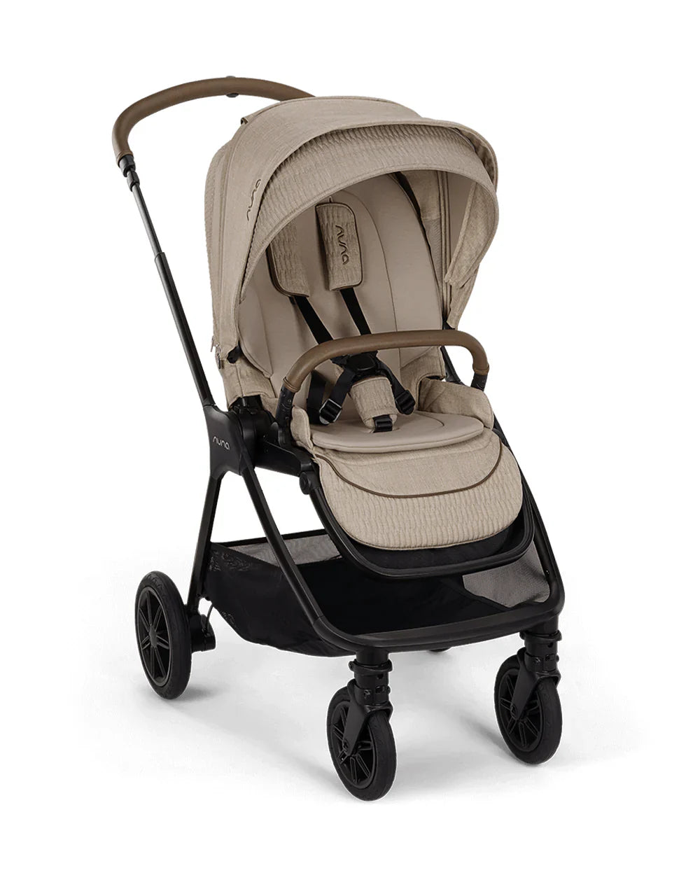 Nuna TRIV Next Stroller- Rain Cover & Post Adaptors-Reversible Seat-One Hand Fold-Pram for 0 to 4Y (Upto 22Kg)-Cosmopolitan