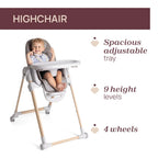 Chicco Polly Armonia Highchair Scandinavian