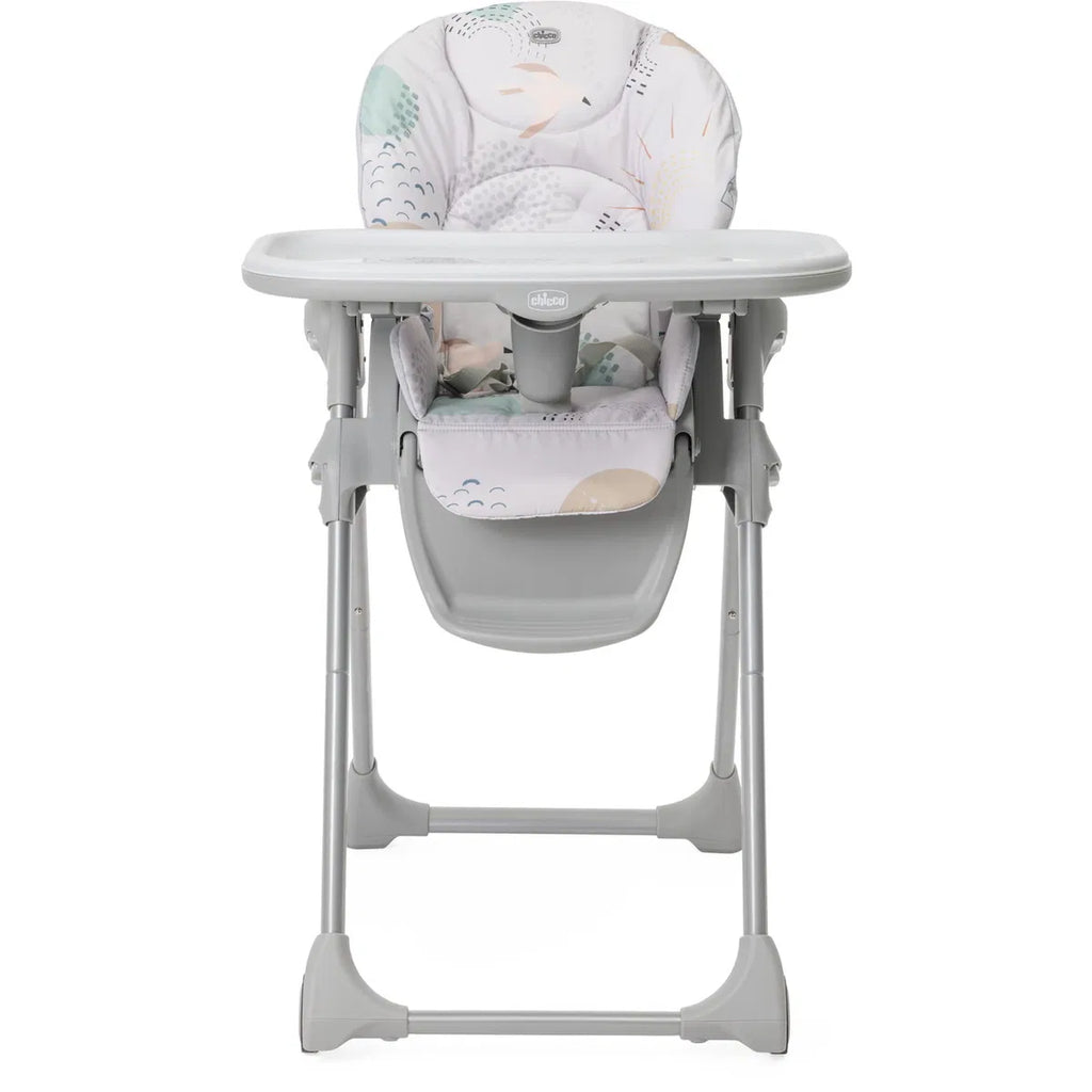Chicco Polly Easy Baby High Chair-7 Position Height Adjustment-4-Wheels with Brakes-6M to 3Y (Upto 15Kg)-Landscape