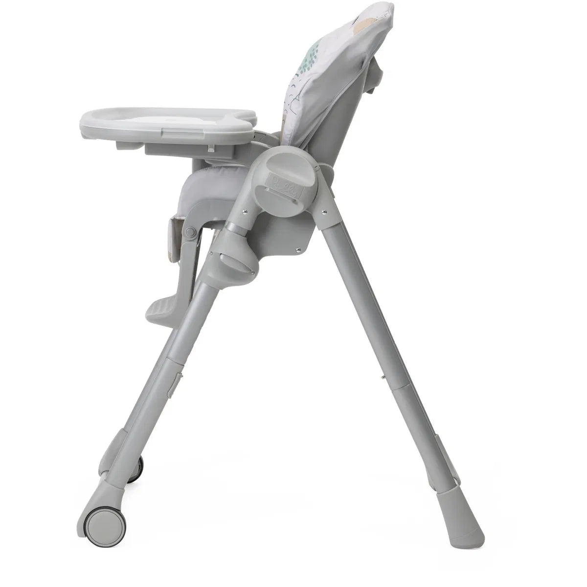 Chicco Polly Easy Baby High Chair-7 Position Height Adjustment-4-Wheels with Brakes-6M to 3Y (Upto 15Kg)-Landscape