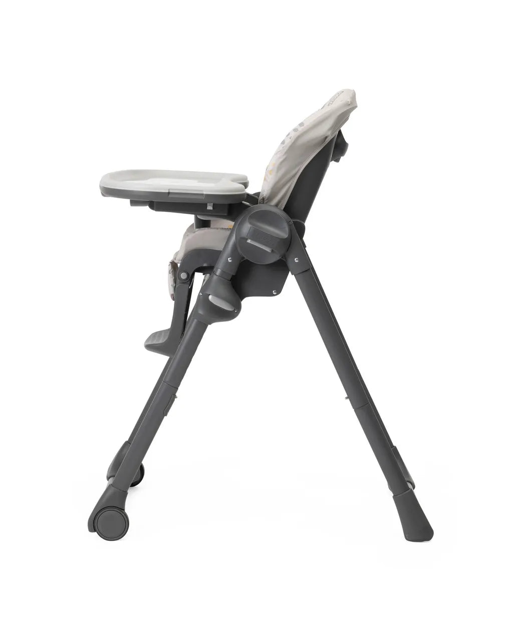 Chicco Polly Easy Baby High Chair-7 Position Height Adjustment-4-Wheels with Brakes-6M to 3Y (Upto 15Kg)-Woodland