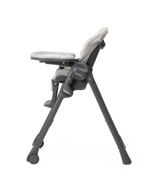 Chicco Polly Easy Baby High Chair-7 Position Height Adjustment-4-Wheels with Brakes-6M to 3Y (Upto 15Kg)-Woodland