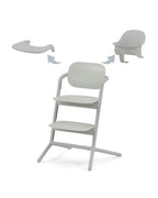 Cybex Lemo 3 in 1 High Chair-With Comfort Inlay, Baby Set & Tray-2 Years Warranty-For 6M to 99Y (Upto 120 Kg)-Suede Grey