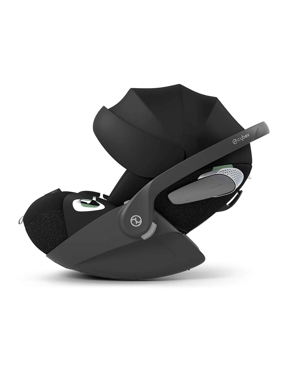 Cybex Cloud T i-Size Baby Car Seat-Rear Facing-With Mesh Window On Canopy-Near Flat Reclining Seat-12 Positions Adjustable Headrest-For 0 to 2Y (Upto 13 Kg)-Sepia Black