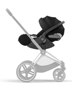 Cybex Cloud T i-Size Baby Car Seat-Rear Facing-With Mesh Window On Canopy-Near Flat Reclining Seat-12 Positions Adjustable Headrest-For 0 to 2Y (Upto 13 Kg)-Sepia Black