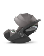 Cybex Cloud T i-Size Baby Car Seat-Rear Facing-With Mesh Window On Canopy-Near Flat Reclining Seat-12 Positions Adjustable Headrest-For 0 to 2Y (Upto 13 Kg)-Mirage Grey