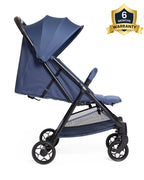 Chicco Urbino Lightweight Baby Stroller-Flat Reclining Seat-One Hand Fold-6 Months Warranty-For 0 to 4Y (Upto 22 Kg)-Royal Blue
