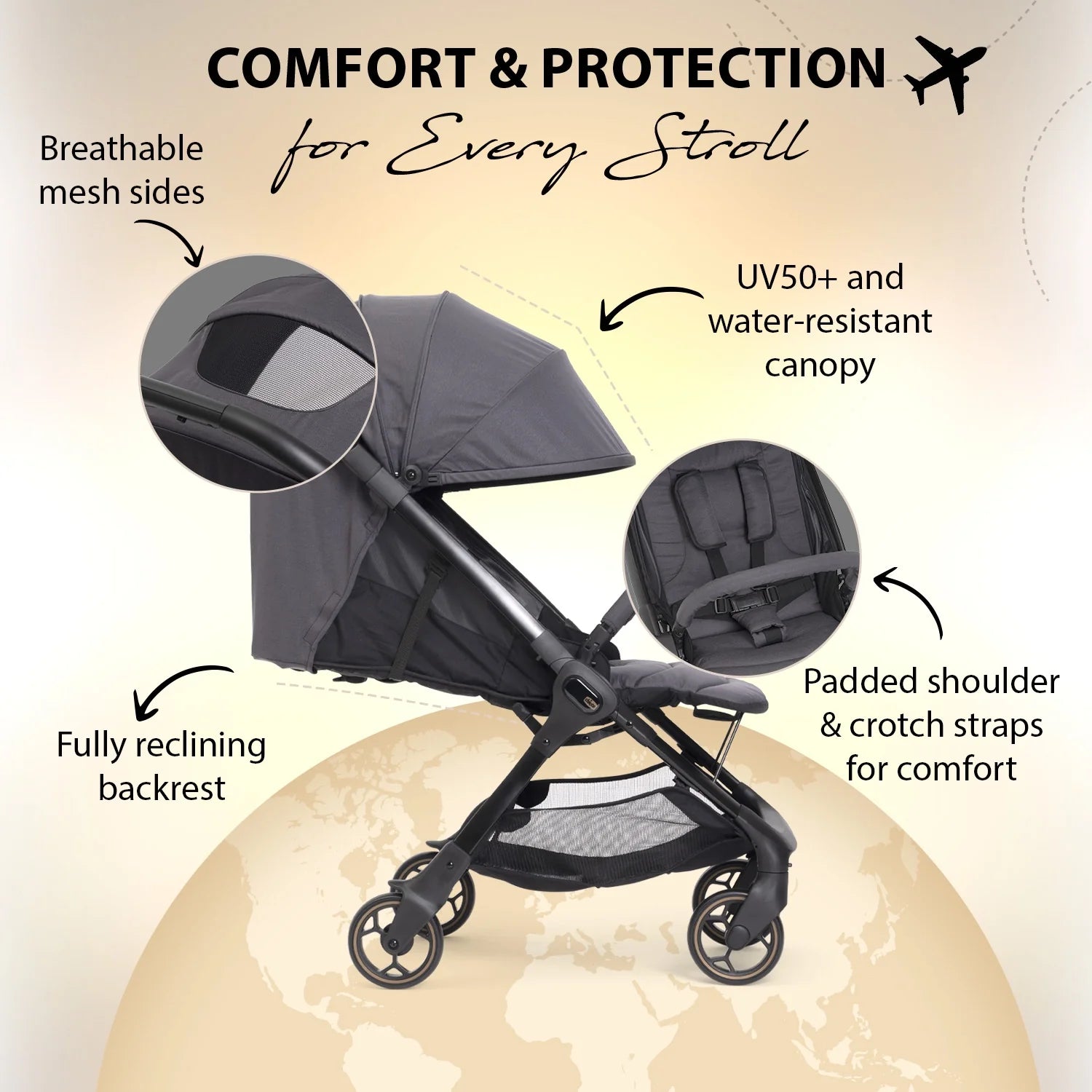 Chicco We 2 Stroller Ebony