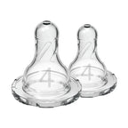 Dr. Brown's Natural Flow Narrow Baby Bottle Silicone Nipple, 2-Pack - Level 4 (9m+ Fast Flow)