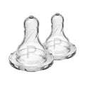 Dr. Brown's Natural Flow Narrow Baby Bottle Silicone Nipple, 2-Pack - Preemie (0m+ Slowest Flow)