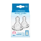 Dr. Brown's Natural Flow Narrow Baby Bottle Silicone Nipple, 2-Pack - Preemie (0m+ Slowest Flow)