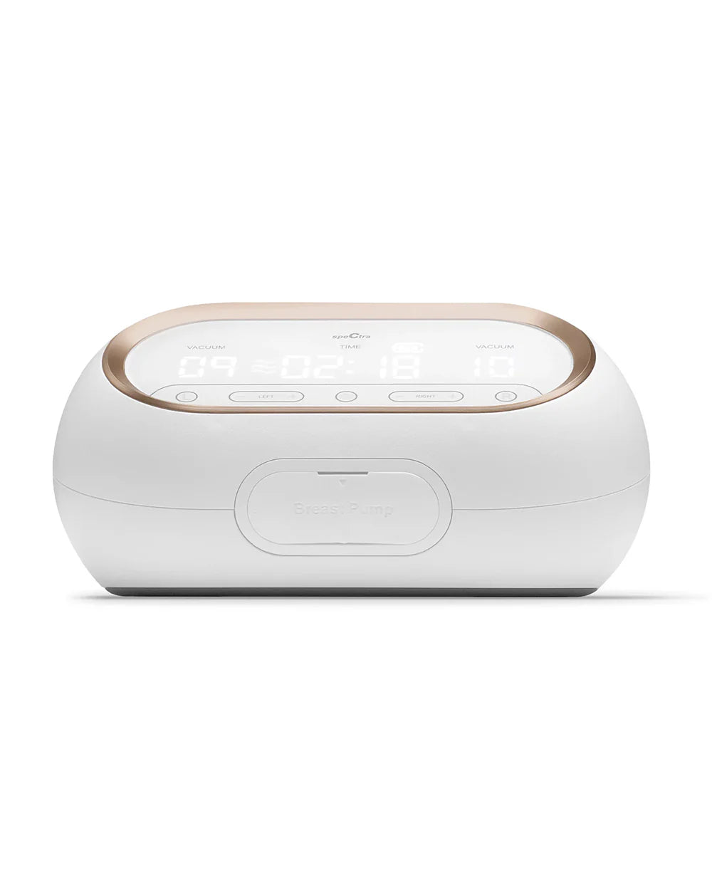 Spectra Dual Compact Synergy Gold Rechargeable Double Electric Breast Pump-Independent Control for each Breast-Simulates Natural Suckling-Touch LCD with Timer Control and Mute Mode-Close System-Backflow Protection-Milk Expression Pump