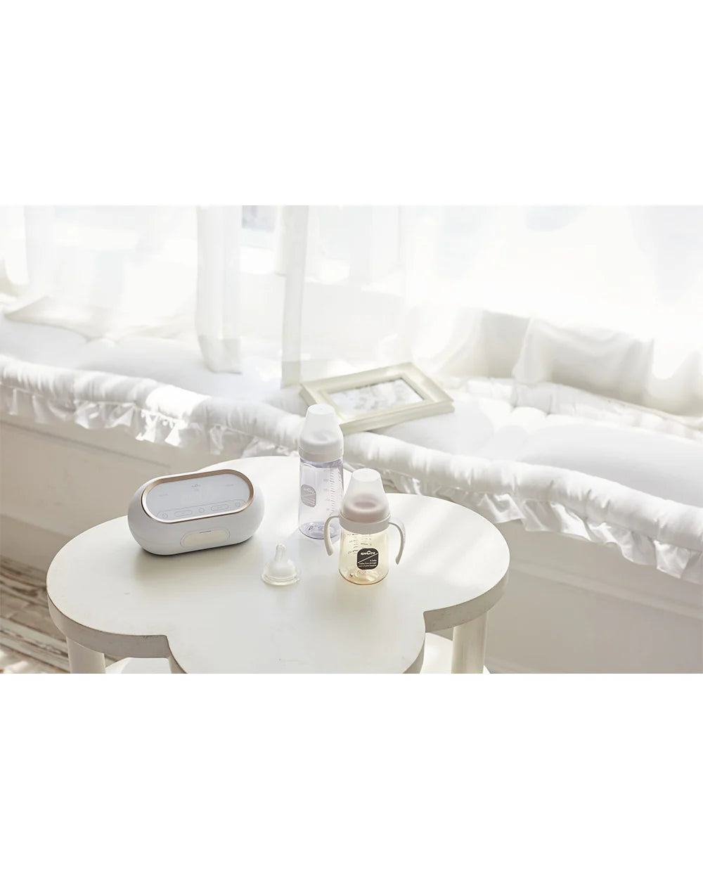 Spectra Dual Compact Synergy Gold Rechargeable Double Electric Breast Pump-Independent Control for each Breast-Simulates Natural Suckling-Touch LCD with Timer Control and Mute Mode-Close System-Backflow Protection-Milk Expression Pump