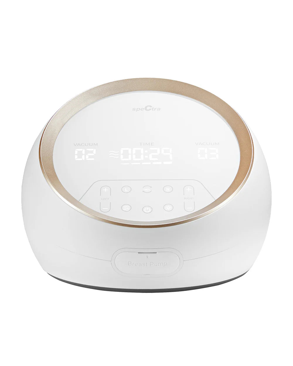Spectra Dual S Synergy Gold Double Electric Breast Pump-Independent Control for each Breast-With Hospital Grade Suction (270 mmHg) on Each Side-Touch LCD with Timer Control & Mute Mode-Close System-Backflow Protection-Milk Expression Pump