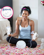 Spectra Dual S Synergy Gold Double Electric Breast Pump-Independent Control for each Breast-With Hospital Grade Suction (270 mmHg) on Each Side-Touch LCD with Timer Control & Mute Mode-Close System-Backflow Protection-Milk Expression Pump