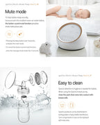 Spectra Dual S Synergy Gold Double Electric Breast Pump-Independent Control for each Breast-With Hospital Grade Suction (270 mmHg) on Each Side-Touch LCD with Timer Control & Mute Mode-Close System-Backflow Protection-Milk Expression Pump
