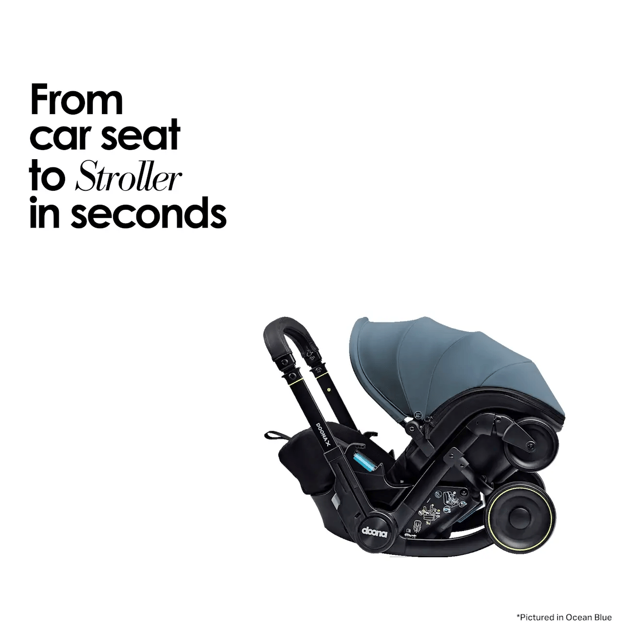 Doona X Infant Car Seat & Stroller -Dusty Sage