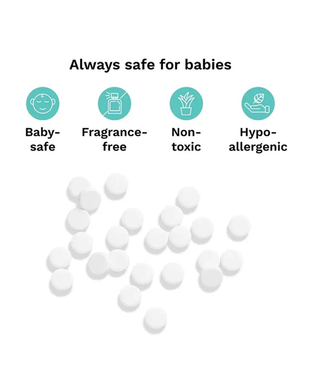 Baby Brezza Universal Descaler Tablets-Removes Limescale-Pack of 24