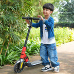 EMotorad Lil E Junior Electric Kick Scooter – Foldable Frame, 100W Motor, 2.6Ah Battery, for Kids 6+ Years -Blue