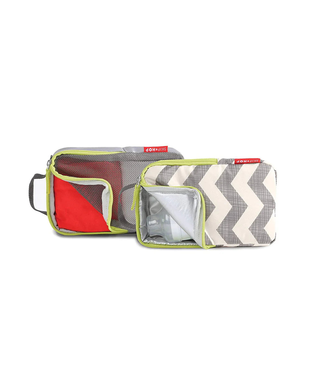 Skip Hop Forma Diaper Bag-Backpack-With Changing Pad-Extra Wide Opening & Lightweight Quilted Design-Grey