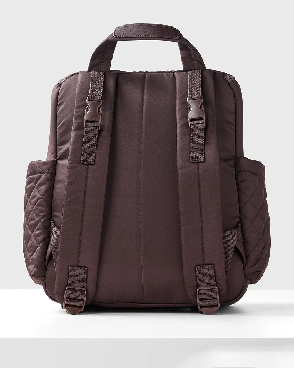 Skip Hop Forma Diaper Bag-Backpack-With Changing Pad-Extra Wide Opening & Lightweight Quilted Design-Chocolate