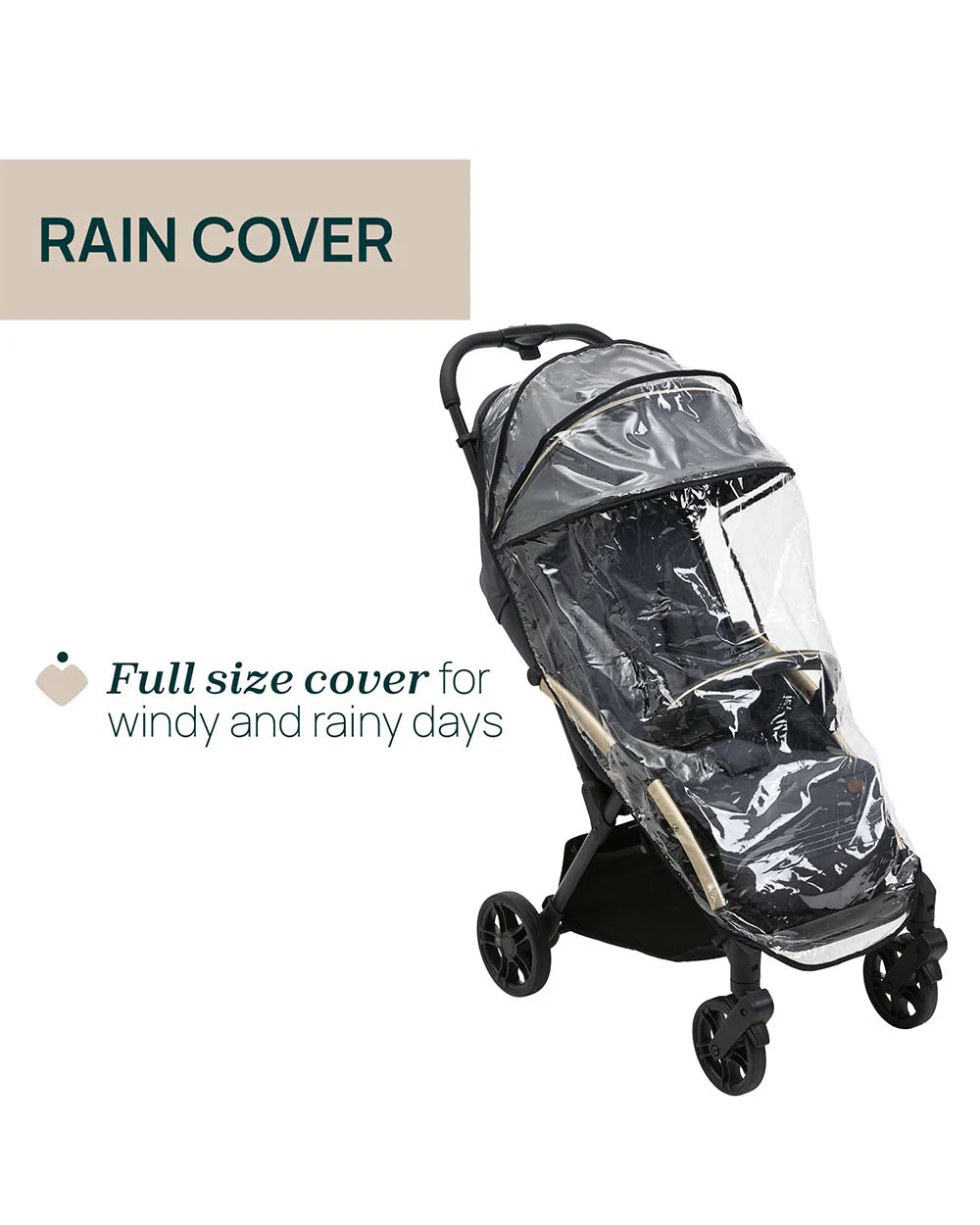 Chicco Goody XPlus Lightweight Stroller-One Hand Fold-Flat Reclining Seat-Big Shock Absorber Wheels-6 Months Warranty-For 0 to 4Y (Upto 22 Kg)-Dark Shadow