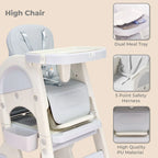 Grow N Play Multi-Functional Smart Convertible High Chair for Kids