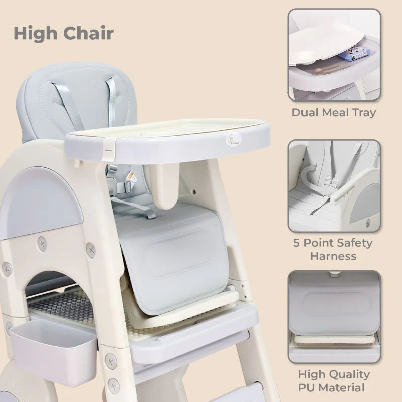 Grow N Play Multi-Functional Smart Convertible High Chair for Kids