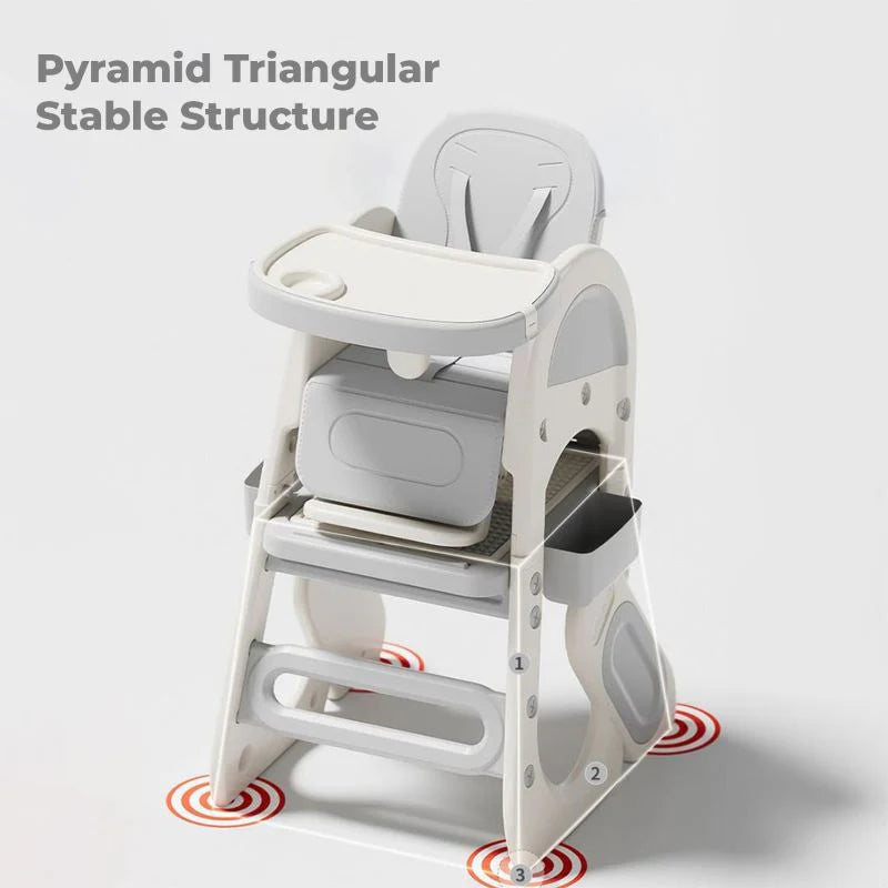 Grow N Play Multi-Functional Smart Convertible High Chair for Kids